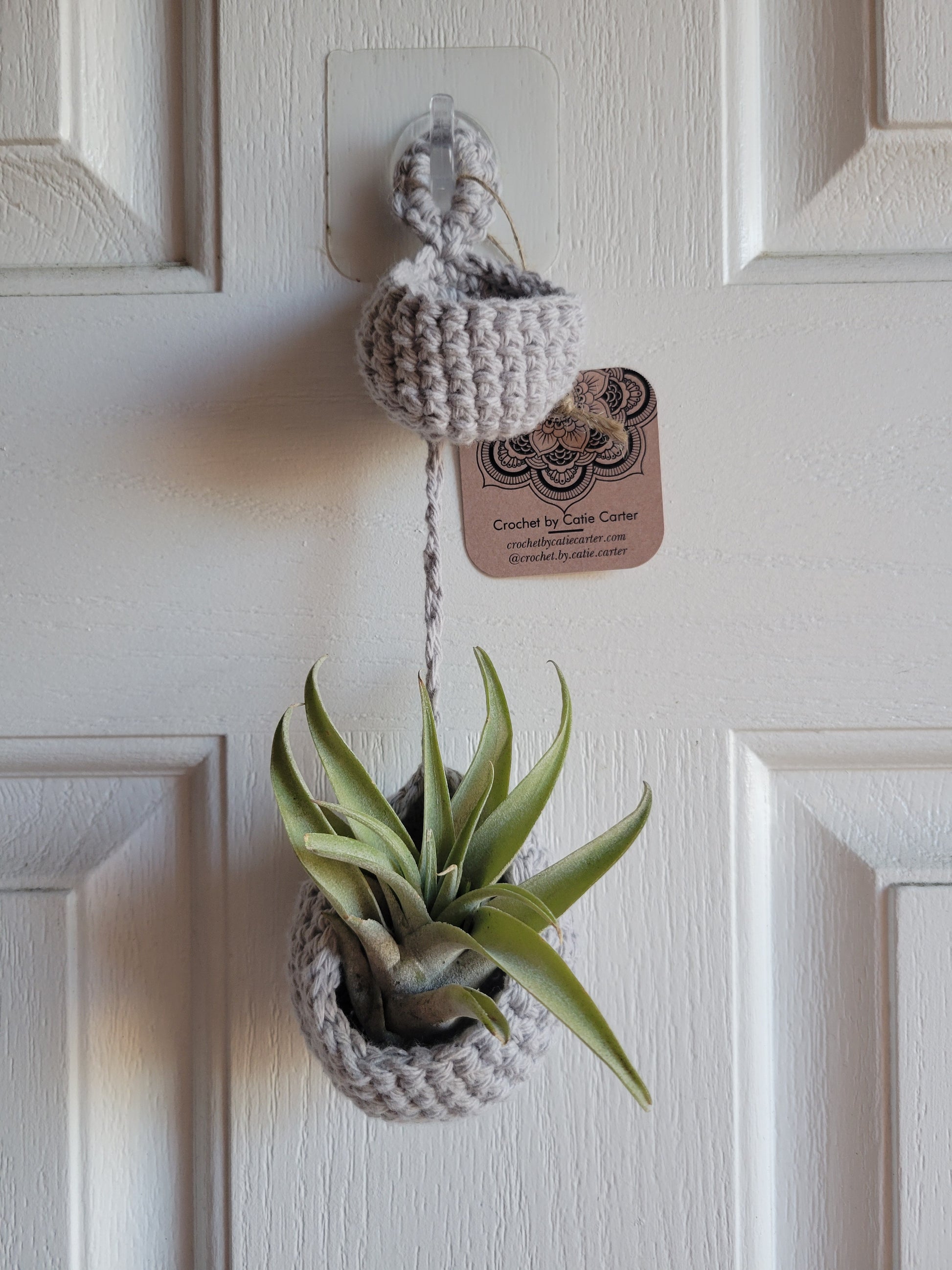 crochet air plant hanger Air Plant Hangers – Catherine Hein Carter
